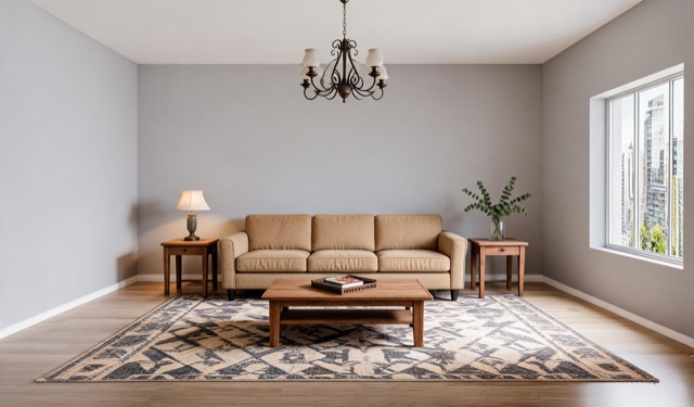 Berlin Altbau virtual staging example