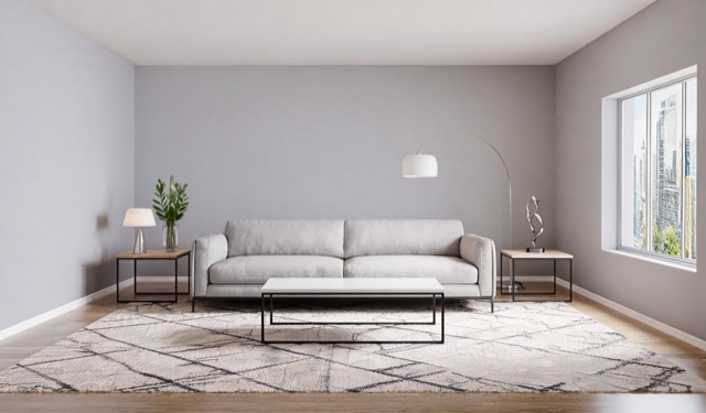 Contemporary virtual staging example
