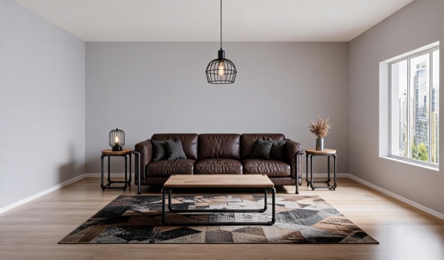 Industrial virtual staging example