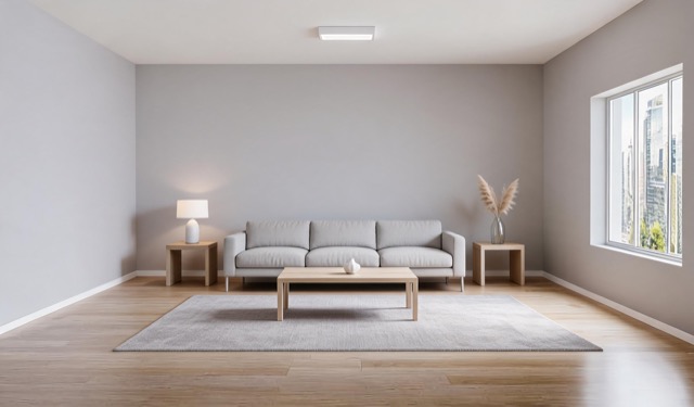 Minimalist virtual staging example