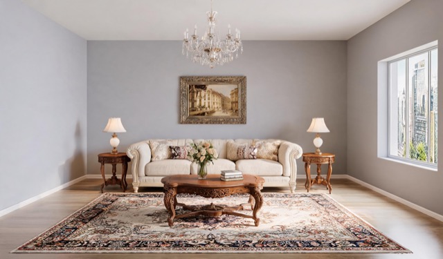 Parisian Haussmann virtual staging example