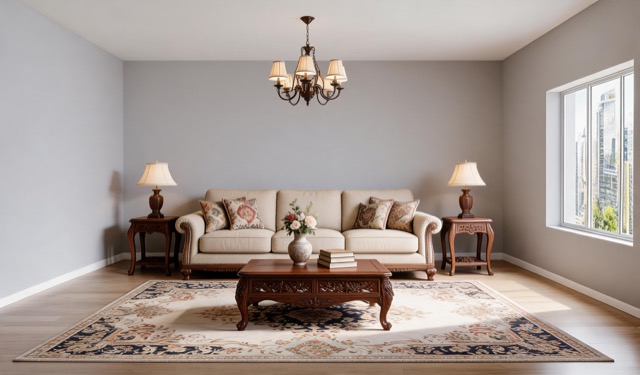 Traditional virtual staging example